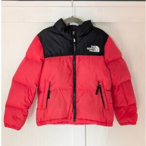 The North Face Kids’ 1996 Retro Nuptse Jacket in Paradise Pink 700 Fill Down